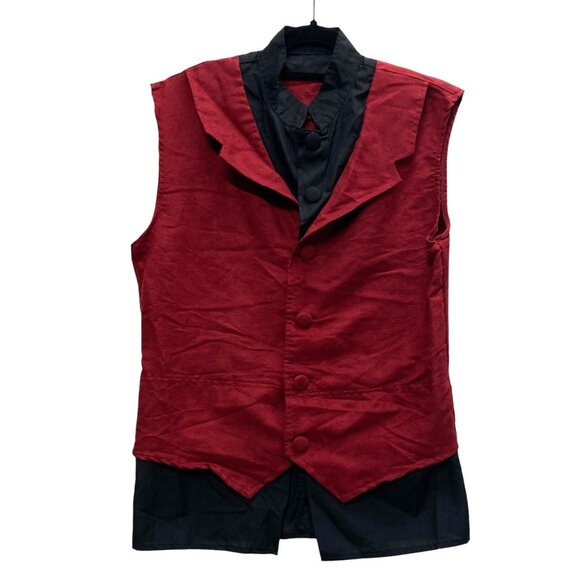 Leg Avenue Evil Mad Hatter Mens 2-Piece Halloween Costume Vest S/M Waistcoat M/L - Picture 11 of 16